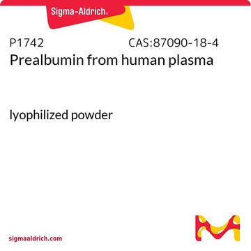 Prealbumin from human plasma lyophilized powder