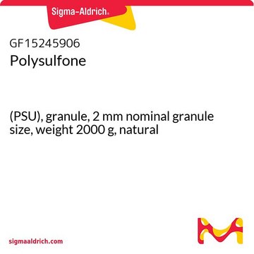 Polysulfone (PSU), granule, 2&#160;mm nominal granule size, weight 2000&#160;g, natural