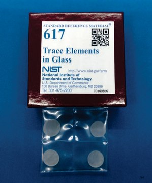 Trace elements in glass NIST SRM 617