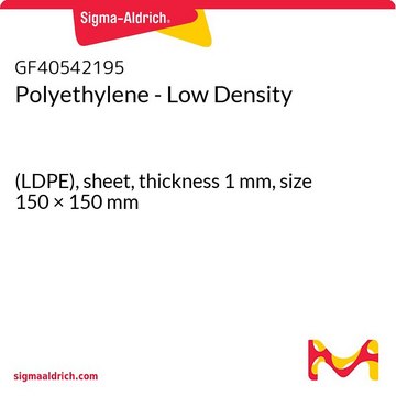 Polyethylene - Low Density (LDPE), sheet, thickness 1&#160;mm, size 150 × 150&#160;mm