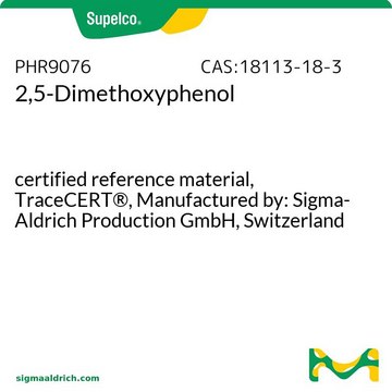 2,5-Dimethoxyphenol certified reference material, TraceCERT&#174;, Manufactured by: Sigma-Aldrich Production GmbH, Switzerland