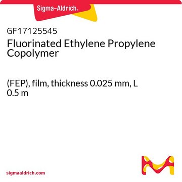 Fluorinated Ethylene Propylene Copolymer (FEP), film, thickness 0.025&#160;mm, L 0.5&#160;m