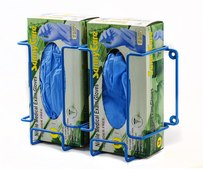 SP Bel-Art&#174; Poxygrid Glove Dispenser epoxy-coated (wire), to hold, Double Box Holder-holds 2x glove box