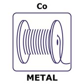 Cobalt wire reel, 0.2m, diameter 1.0mm, hard, 99.99+%