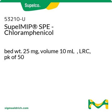 SupelMIP&#174; SPE - Chloramphenicol bed wt. 25&#160;mg, volume 10&#160;mL , LRC, pk of 50