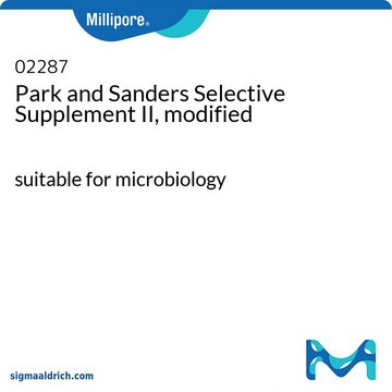 Park and Sanders Selective Supplement II, modified suitable for microbiology