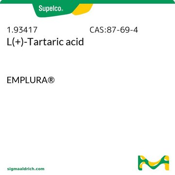 L(+)-Tartaric acid EMPLURA&#174;