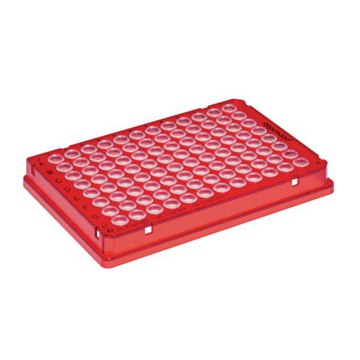 Eppendorf twin.tec&#174; PCR Plates 96 skirted, size 150&#160;&#956;L, red, pkg of 25&#160;ea