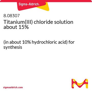 Titanium(III) chloride solution about 15% (in about 10% hydrochloric acid) for synthesis