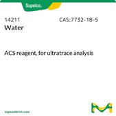 Water for ultratrace analysis, ACS reagent