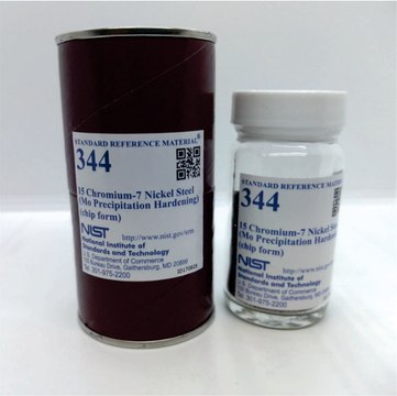 Chromium-nickel steel NIST&#174; SRM&#174; 344, Cr 15 - Ni 7 (Mo precipitation hardening)