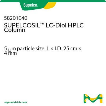 SUPELCOSIL&#8482; LC-Diol HPLC Column 5&#160;&#956;m particle size, L × I.D. 25&#160;cm × 4&#160;mm