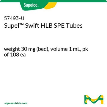 Supel&#8482; Swift HLB SPE Tubes weight 30&#160;mg (bed), volume 1&#160;mL, pk of 108&#160;ea