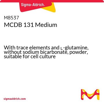 MCDB 131 Medium With trace elements and L-glutamine, without sodium bicarbonate, powder, suitable for cell culture