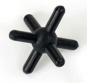 Cochranes atom centers for Orbit molecular models carbon, octahedral, black