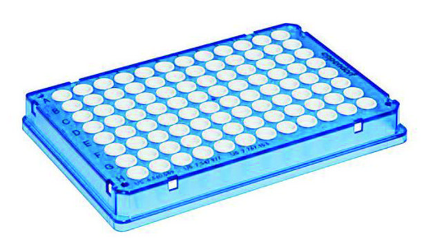 Eppendorf twin.tec&#174; Real-Time PCR Plates 96 Skirted, PCR clean, volume 250&#160;&#956;L, blue plate (white wells), pack of 25