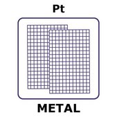Platinum mesh, size 0.25&#160;mm, size 100 × 100&#160;mm, wire diameter 0.06 mm