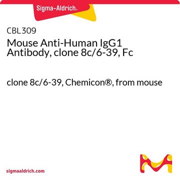 Mouse Anti-Human IgG1 Antibody, clone 8c/6-39, Fc clone 8c/6-39, Chemicon&#174;, from mouse