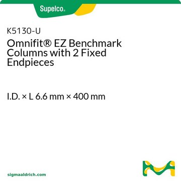 Omnifit&#174; EZ Benchmark Columns with 2 Fixed Endpieces I.D. × L 6.6&#160;mm × 400&#160;mm