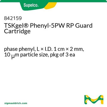 TSKgel&#174; Phenyl-5PW RP Guard Cartridge phase phenyl, L × I.D. 1&#160;cm × 2&#160;mm, 10&#160;&#956;m particle size, pkg of 3&#160;ea