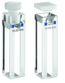 Hellma&#174; fluorescence cuvettes, semi Micro High Performance Quartz Glass, spectral range 200-2,500 nm, pathlength 10x4&#160;mm, chamber volume 1,400&#160;&#956;L