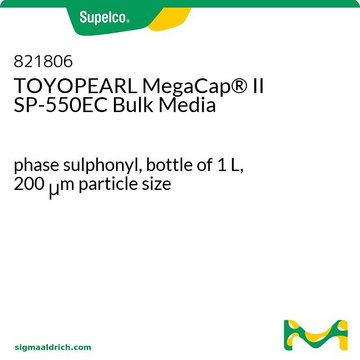 TOYOPEARL MegaCap&#174; II SP-550EC Bulk Media bottle of 1&#160;L, phase sulphonyl, 200&#160;&#956;m particle size