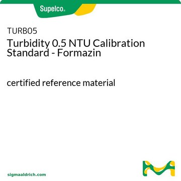 Turbidity 0.5 NTU Calibration Standard - Formazin certified reference material