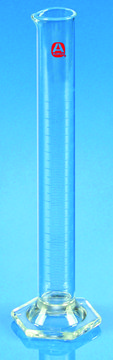 Aldrich&#174; Essentials graduated cylinder, class A, meets ASTM E 1272 capacity 250 mL, subdivision, 2.0 mL, tol. 1.0 mL, Graduated "To Contain", plastic bumper, hex base