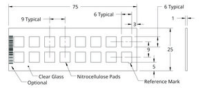 Grace Bio-Labs ONCYTE&#174; SuperNOVA&#8482; nitrocellulose film slides 16-6 mm x 6 mm NC pads per slide, plain glass