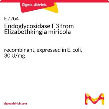 Endoglycosidase F3 from Elizabethkingia miricola recombinant, expressed in E. coli, 30&#160;U/mg