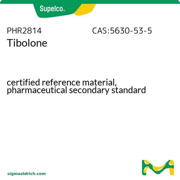 Tibolone certified reference material, pharmaceutical secondary standard