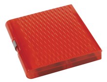Premium Plus Slide Box to hold, 100&#160;slide(s), translucent red acrylonitrile-butadiene-styrene (ABS)