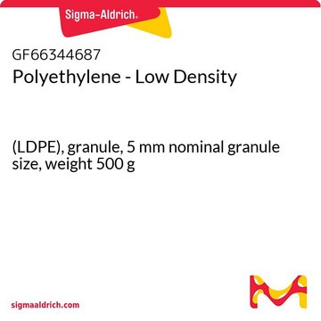 Polyethylene - Low Density (LDPE), granule, 5&#160;mm nominal granule size, weight 500&#160;g