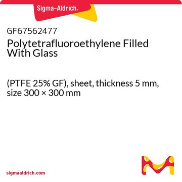 Polytetrafluoroethylene Filled With Glass (PTFE 25% GF), sheet, thickness 5&#160;mm, size 300 × 300&#160;mm