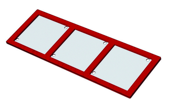 Grace Bio-Labs SecureSeal&#8482; hybridization chambers wells, 3, well L × W × depth 21&#160;mm × 20&#160;mm × 0.8&#160;mm, port diam. 1.5&#160;mm