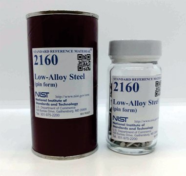 Low alloy steel NIST&#174; SRM&#174; 2160, carbon &amp; sulfur only