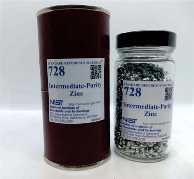 Intermediate-purity zinc NIST&#174; SRM&#174; 728