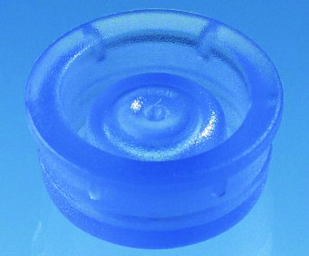 BRAND&#174; UV cuvette lids, PE round blue lid