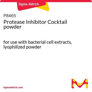 Protease Inhibitor Cocktail powder for use with bacterial cell extracts, lyophilized powder