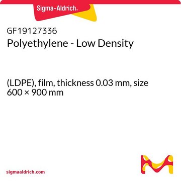 Polyethylene - Low Density (LDPE), film, thickness 0.03&#160;mm, size 600 × 900&#160;mm