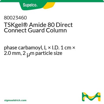 TSKgel&#174; Amide 80 Direct Connect Guard Column phase carbamoyl, L × I.D. 1&#160;cm × 2.0&#160;mm, 2&#160;&#956;m particle size