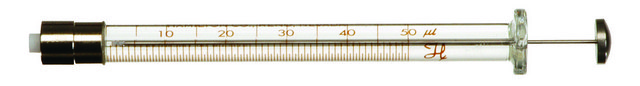 Hamilton&#174; GASTIGHT&#174; syringe, 1700 series, PTFE luer lock 1705TLL, volume 50&#160;&#956;L, PTFE Luer lock, needle size (not included)