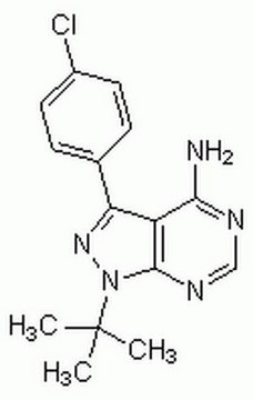 PP2 PP2, CAS 172889-27-9, is a potent, reversible, ATP-competitive, inhibitor of the Src family of protein tyrosine kinases (IC&#8325;&#8320; = 4, 5, 5, &amp;100 nM for p56lck, p59fynT, Hck, &amp; Src, respectively).