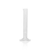 Duran&#174; Measuring Cylinder hexagonal glass cylinder (base), class B, graduated, WHITE GRADUATION, cylinder capacity 25&#160;mL