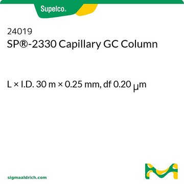 SP&#174;-2330 Capillary GC Column L × I.D. 30&#160;m × 0.25&#160;mm, df 0.20&#160;&#956;m