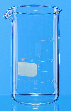 BRAND&#174; glass beaker with spout, tall form volume 150&#160;mL, with graduation