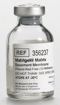 Corning&#174; Matrigel&#174; Basement Membrane Matrix Phenol Red-Free, LDEV-Free, pack of 10&#160;mL