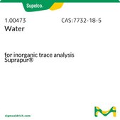 Water for inorganic trace analysis Suprapur&#174;, for inorganic trace analysis