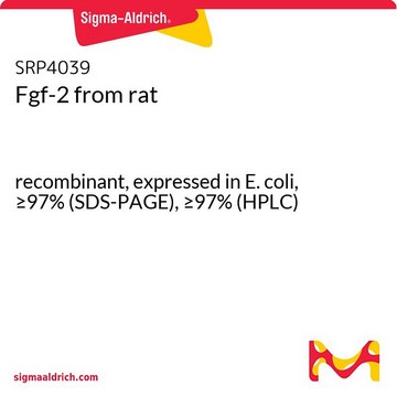 Fgf-2 from rat recombinant, expressed in E. coli, &#8805;97% (SDS-PAGE), &#8805;97% (HPLC)