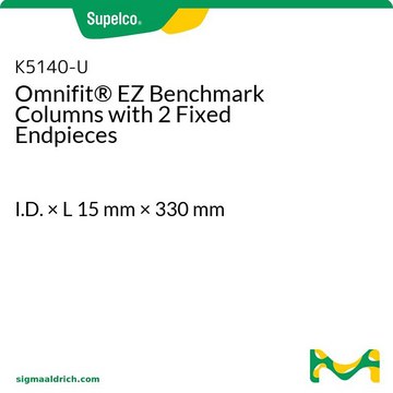 Omnifit&#174; EZ Benchmark Columns with 2 Fixed Endpieces I.D. × L 15&#160;mm × 330&#160;mm